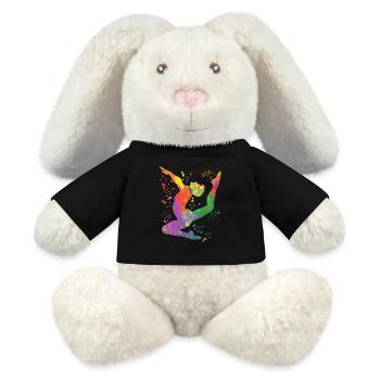 Turner Boden Kunstturnen - MiniFeet® RecycelHase® Creme - Schwarz - Vorne
