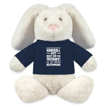 Handball Players Handball Handball Gifts - MiniFeet® RecycelHase® Bunny Cream - french navy - Front