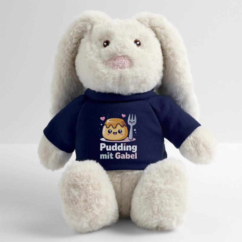 Pudding Mit Gabel MiniFeet® RecycelHase® Creme