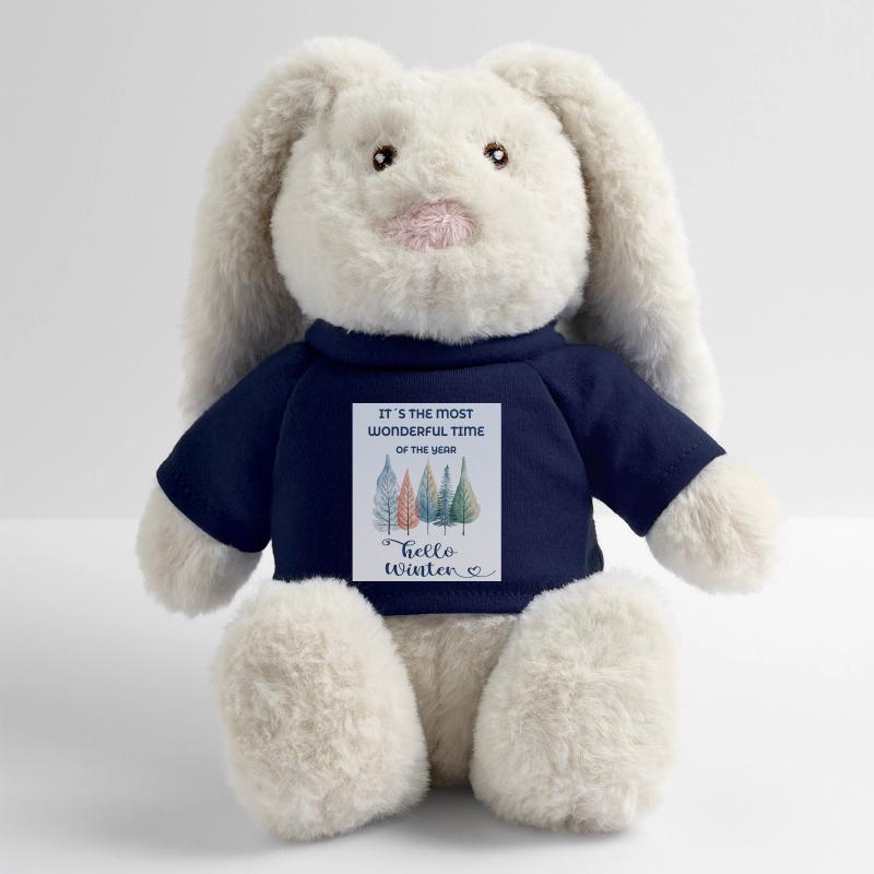 C’est la période la plus merveilleuse de l’année : l’hiver Lapin en peluche recyclé MiniFeet® Crème
