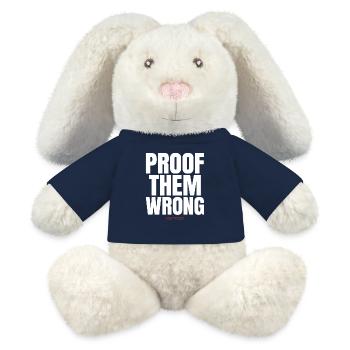 Proof Them Wrong  - MiniFeet® RecycelHase® Bunny Cream - french navy - Front