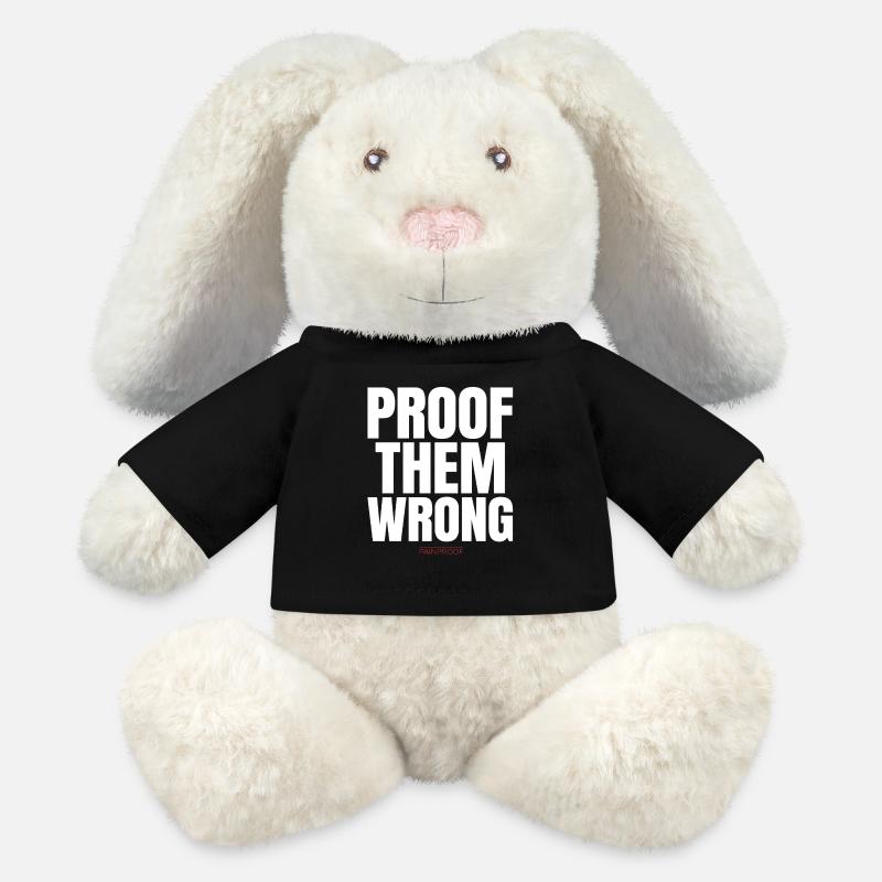 Proof Them Wrong  - MiniFeet® RecycelHase® Bunny Cream - black