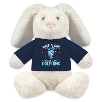 Delfin - MiniFeet® RecycelHase® Creme - French Navy - Vorne