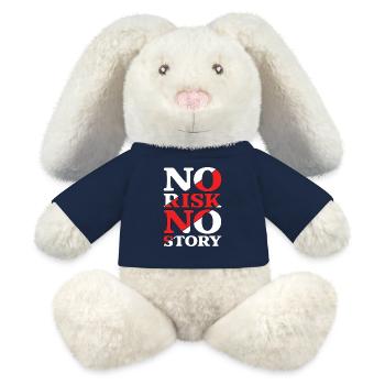 No Risk No Story - MiniFeet® RecycelHase® Bunny Cream - french navy - Front