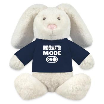 Underwater Mode ON - MiniFeet® RecycelHase® Bunny Cream - french navy - Front