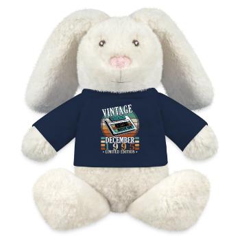 Édition limitée Best Of 1995 - Lapin en peluche recyclé MiniFeet® Crème - bleu marine - Devant