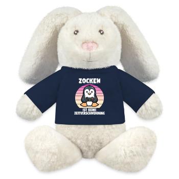 Gambling is not a waste of time - MiniFeet® RecycelHase® Bunny Cream - french navy - Front
