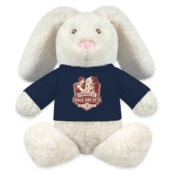 Angeführt von Kreide- und Beta-Kletterhumor - MiniFeet® RecycelHase® Creme - French Navy - Vorne