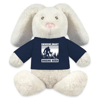 Dirt Fishing Big Foot - MiniFeet® RecycelHase® Creme - French Navy - Vorne