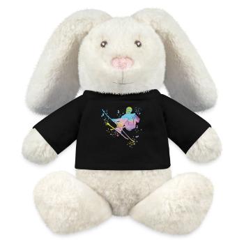 Alpine skiing Winter sports Nordic skiing - MiniFeet® RecycelHase® Bunny Cream - black - Front
