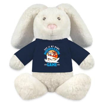 Surfen Surfboarder Bodyboarder - MiniFeet® RecycelHase® Creme - French Navy - Vorne