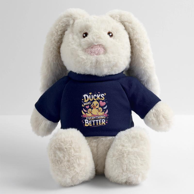 Enten Machen Alles Besser Ducks Make Everything MiniFeet® RecycelHase® Creme