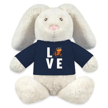 Feuersalamander Salamander - MiniFeet® RecycelHase® Creme - French Navy - Vorne