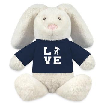 Skateboarding Liebe zum Anziehen - MiniFeet® RecycelHase® Creme - French Navy - Vorne