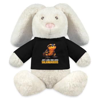 Feuersalamander Salamander - MiniFeet® RecycelHase® Creme - Schwarz - Vorne