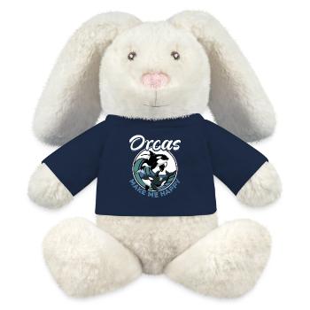 Funny Orca - MiniFeet® RecycelHase® Creme - French Navy - Vorne