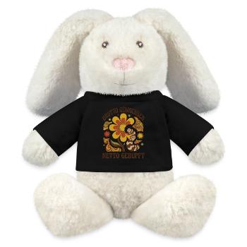 Gross growth Net plucked - MiniFeet® RecycelHase® Bunny Cream - black - Front