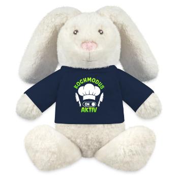 Küchenchef KOCHMODUS AKTIVIERT Lustiges - MiniFeet® RecycelHase® Creme - French Navy - Vorne