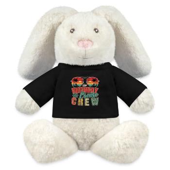 Croisière d’anniversaire Voyage en famille Croisière - Lapin en peluche recyclé MiniFeet® Crème - noir - Devant