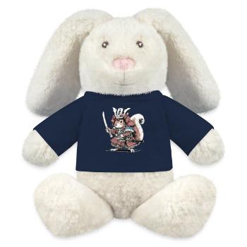 Squirrel Samurai Armor - MiniFeet® RecycelHase® Bunny Cream - french navy - Front
