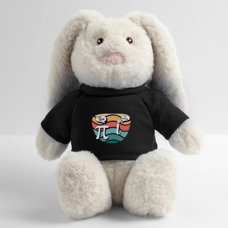 Math Humor Pi vs. Imaginary Number MiniFeet® RecycelHase® Bunny Cream