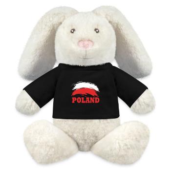 Poland Polish - MiniFeet® RecycelHase® Bunny Cream - black - Front
