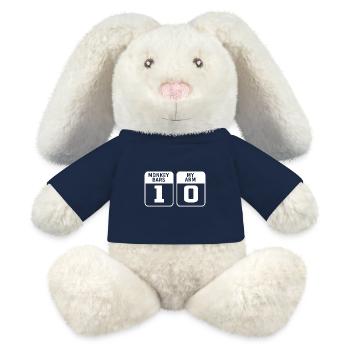 Broken Arm Bone Fracture - MiniFeet® RecycelHase® Bunny Cream - french navy - Front