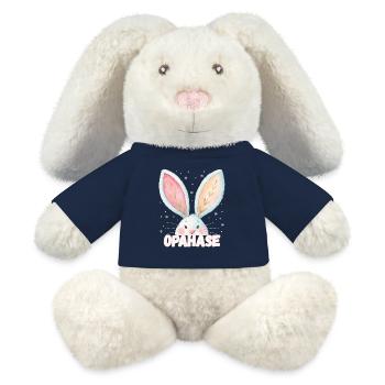 Opahase Opa Kosename - MiniFeet® RecycelHase® Creme - French Navy - Vorne