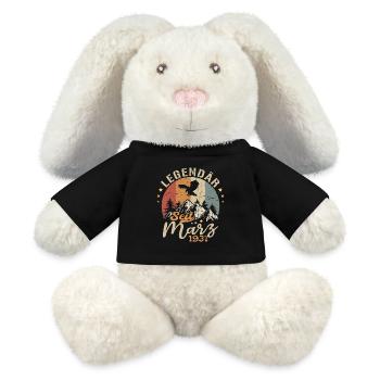 Legends Are Born In March 1931 - 1931 - MiniFeet® RecycelHase® Bunny Cream - black - Front