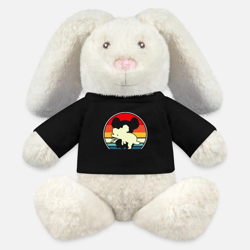 Koala - MiniFeet® RecycelHase® Creme - Schwarz