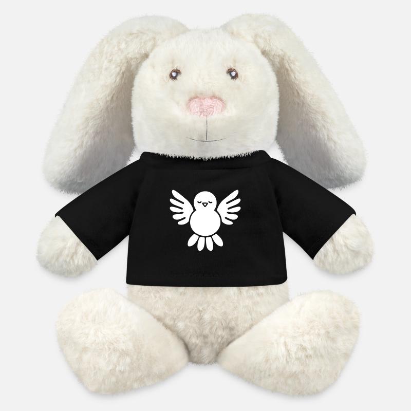 Dove - MiniFeet® RecycelHase® Bunny Cream - black