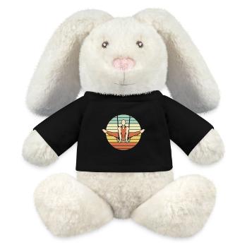 Gymnast - MiniFeet® RecycelHase® Bunny Cream - black - Front