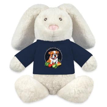 Organic Dog - MiniFeet® RecycelHase® Bunny Cream - french navy - Front