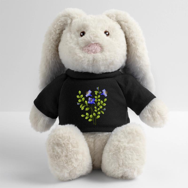 Fleur Lapin en peluche recyclé MiniFeet® Crème