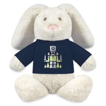Nussknacker Bergmann – Erzgebirge Kunst Symbol - MiniFeet® RecycelHase® Creme - French Navy - Vorne