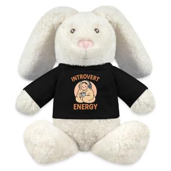 Introvert Energy - MiniFeet® RecycelHase® Bunny Cream - black - Front
