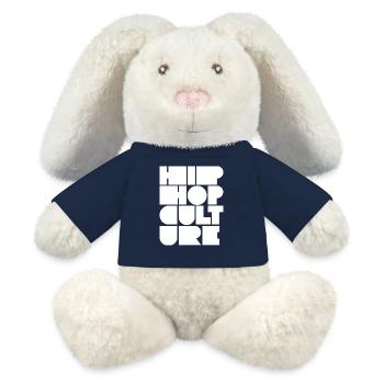 Blockige Hip-Hop-Kultur - MiniFeet® RecycelHase® Creme - French Navy - Vorne
