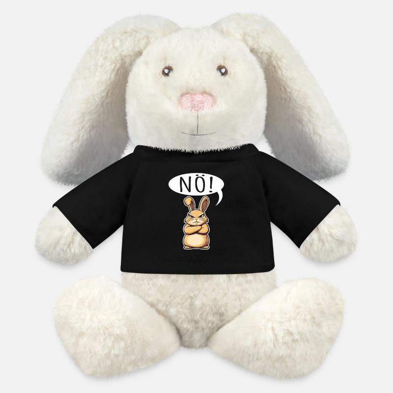 Lower Austria Funny Easter Bunny Cool Easter Bunny Easter Shirt - MiniFeet® RecycelHase® Bunny Cream - black