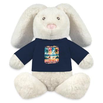 Take Me Where Summer Never Ends - MiniFeet® RecycelHase® Bunny Cream - french navy - Front