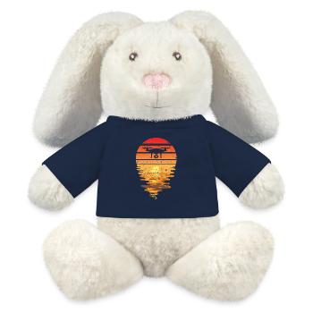 Mir Reichts Ich Geh Drohne Fliegen - MiniFeet® RecycelHase® Creme - French Navy - Vorne