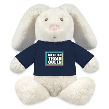 Domino Mexican Train - MiniFeet® RecycelHase® Creme - French Navy - Vorne
