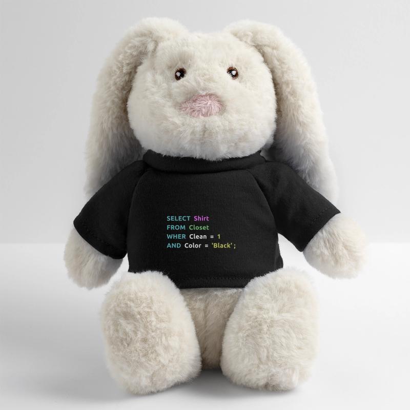 Nerd Computer Computerarbeit Coder Geschenkidee MiniFeet® RecycelHase® Creme