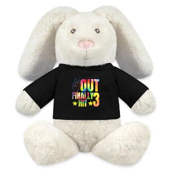 Out Endlich Hit 3 Jahre Alten Zelebranten 3. - MiniFeet® RecycelHase® Creme - Schwarz - Vorne