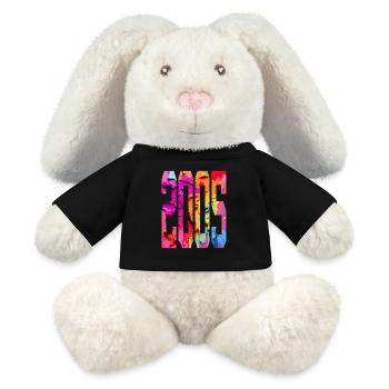 BUNT 21ST BIRTHDAY 2005 - MiniFeet® RecycelHase® Bunny Cream - black - Front