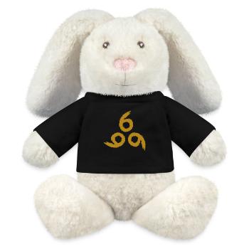 666 Gold - MiniFeet® RecycelHase® Creme - Schwarz - Vorne