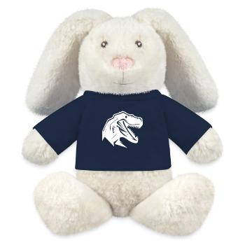 Conception de ventilateur Dinosaur T-Rex - Lapin en peluche recyclé MiniFeet® Crème - bleu marine - Devant