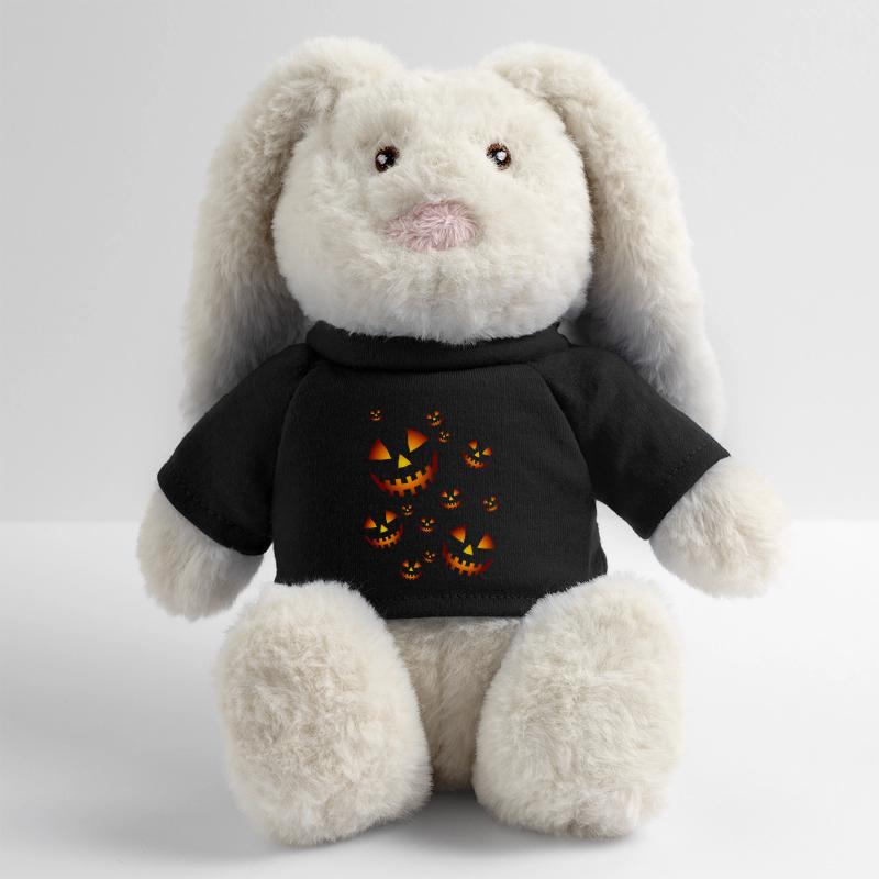 Les citrouilles Lapin en peluche recyclé MiniFeet® Crème