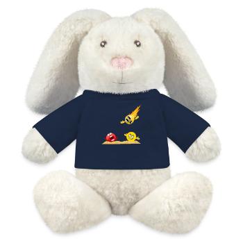Bodja - MiniFeet® RecycelHase® Bunny Cream - french navy - Front