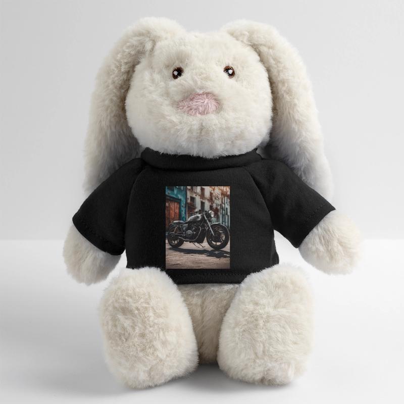 Motorcycle MiniFeet® RecycelHase® Bunny Cream