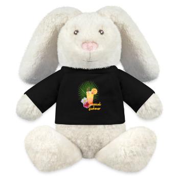 Tropical Summer - MiniFeet® RecycelHase® Creme - Schwarz - Vorne